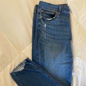 LC Lauren Conrad cropped skinny jeans size 16